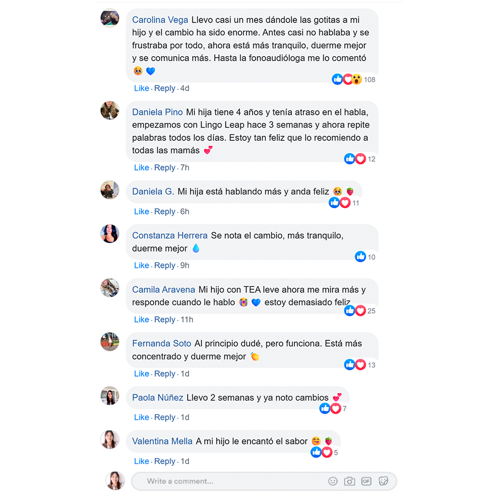 Lingo Leap - Gotitas de Zeolitos para apoyo al habla